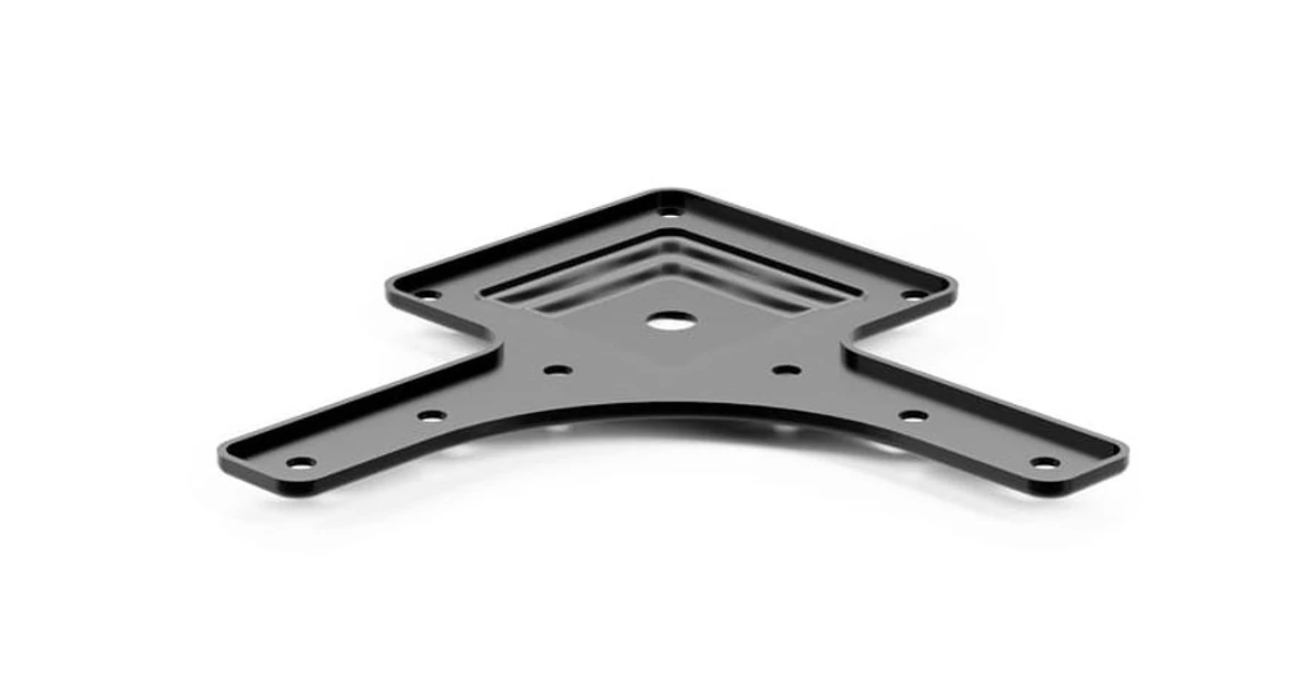Kép 2/2 - Asztalláb, alumínium kocka 60*60mm, 710mm, fehér, DN-270, MET