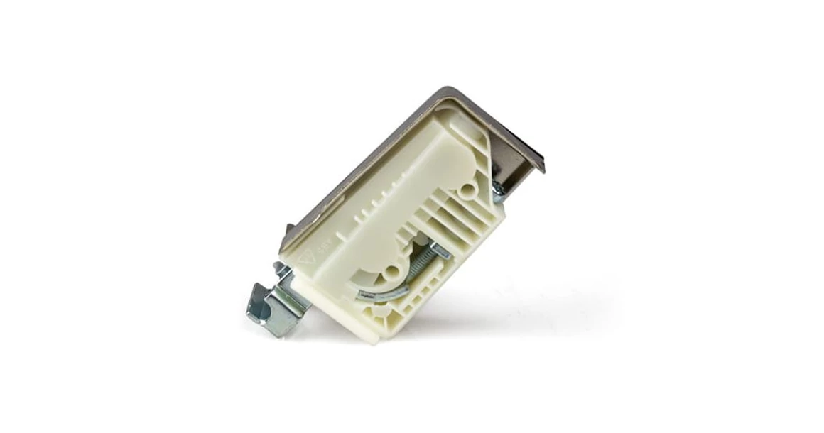 Kép 2/3 - Bútorfüggesztő  CAM ZM-276 inox fém takaróval, terhelhetőség 100kg szett