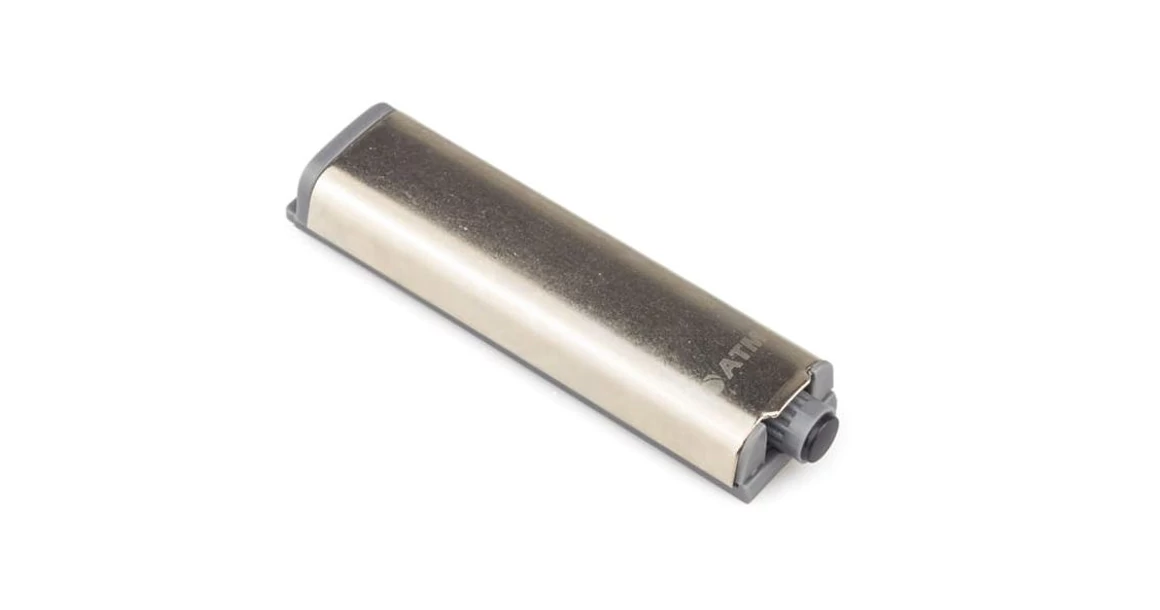 Kép 1/3 - Ajtó kilökő PUSH - Open ajtóhoz, csavarozható, 78mm, gumiütközős, acél, PG-063, MET