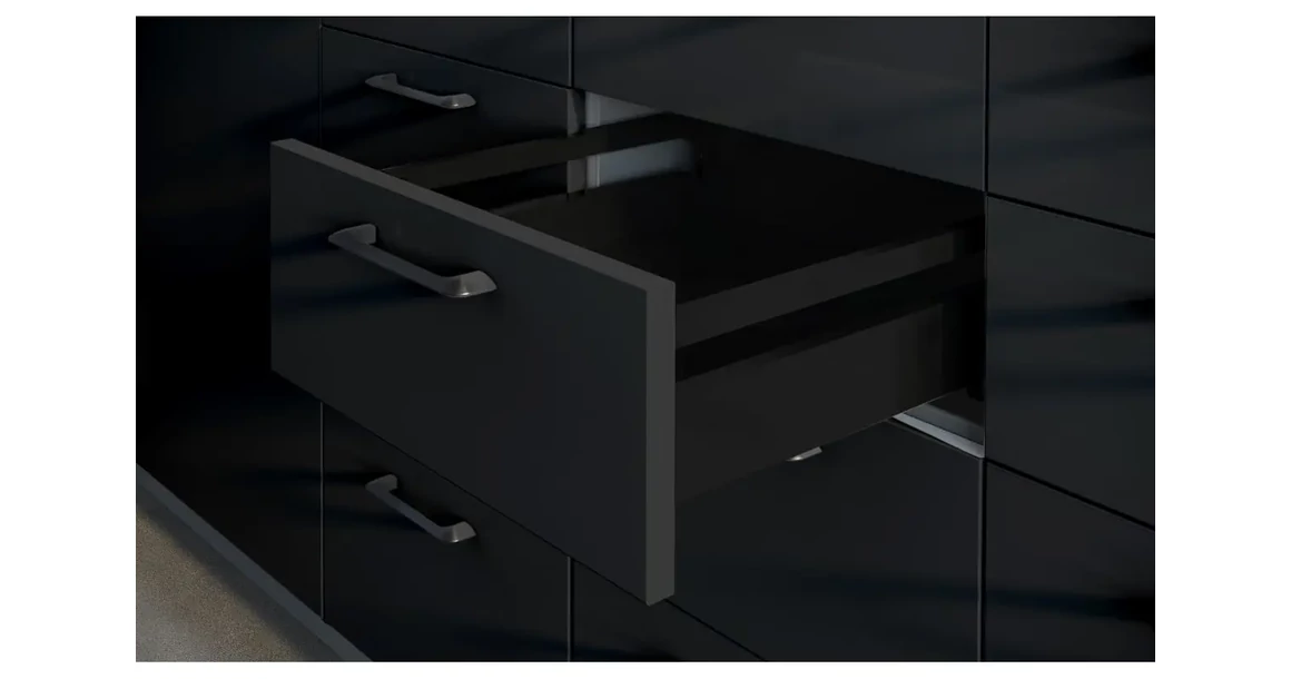 Kép 4/4 - Fiókoldal AXISPRO A,  86x250mm, fekete