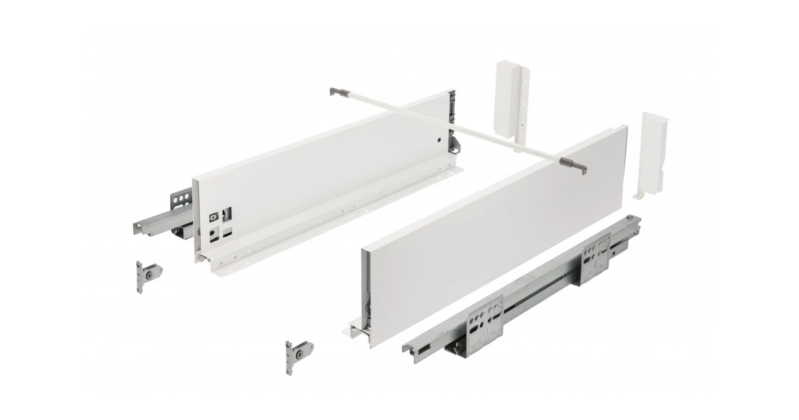 Kép 1/16 - Fiókoldal AXISPRO B, 120x300mm, fehér PUSH OPEN