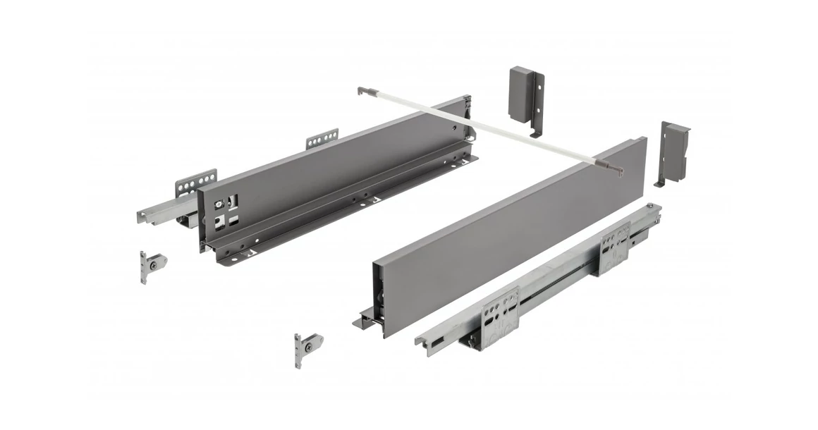 Kép 1/16 - Fiókoldal AXISPRO 0,  69x450mm, antracit PUSH OPEN