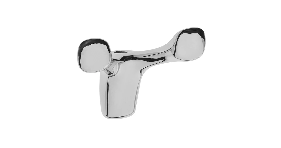 Kép 1/2 - Fogas fém, Toledo B0, króm, dupla