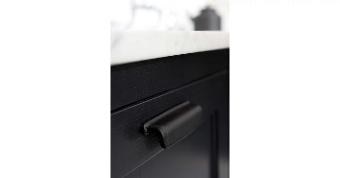 Kép 2/4 - Fogantyú  Furnipart ART   96mm, öntött vas, fekete