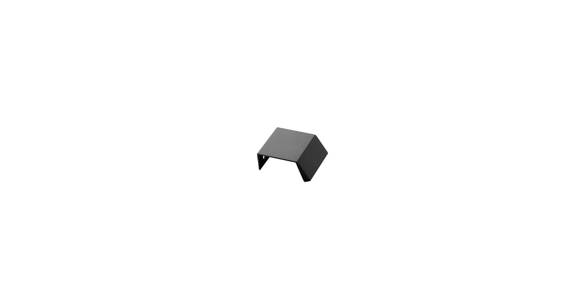 Kép 1/3 - Fogantyú Furnipart BENCH   20mm, alumínium, csiszolt matt fekete