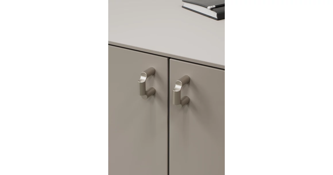 Kép 2/2 - Fogantyú Furnipart BREAK   32mm, fém, matt nikkel