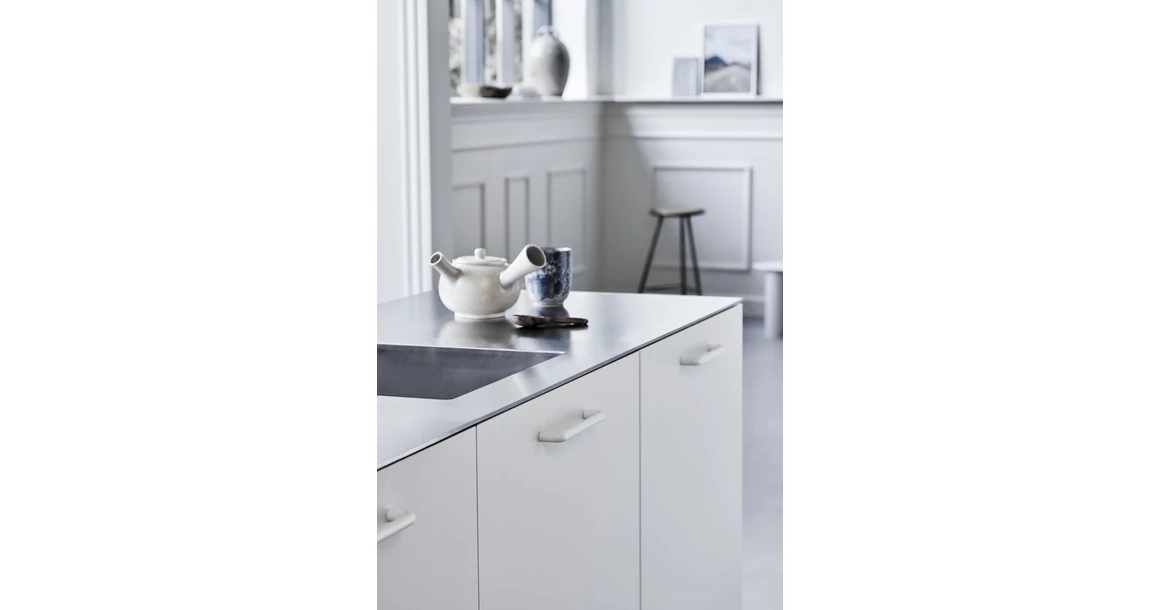 Kép 4/6 - Fogantyú Furnipart CARVE  160mm, fém, fehér matt