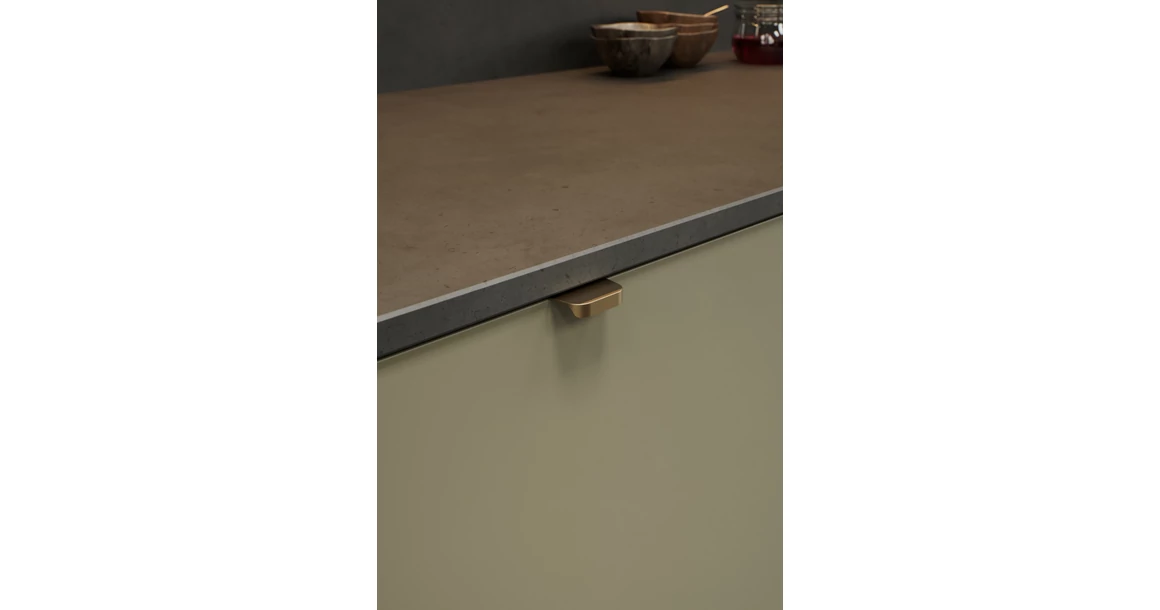 Kép 2/2 - Fogantyú Furnipart COMET   32mm, alumínium, matt sárgaréz