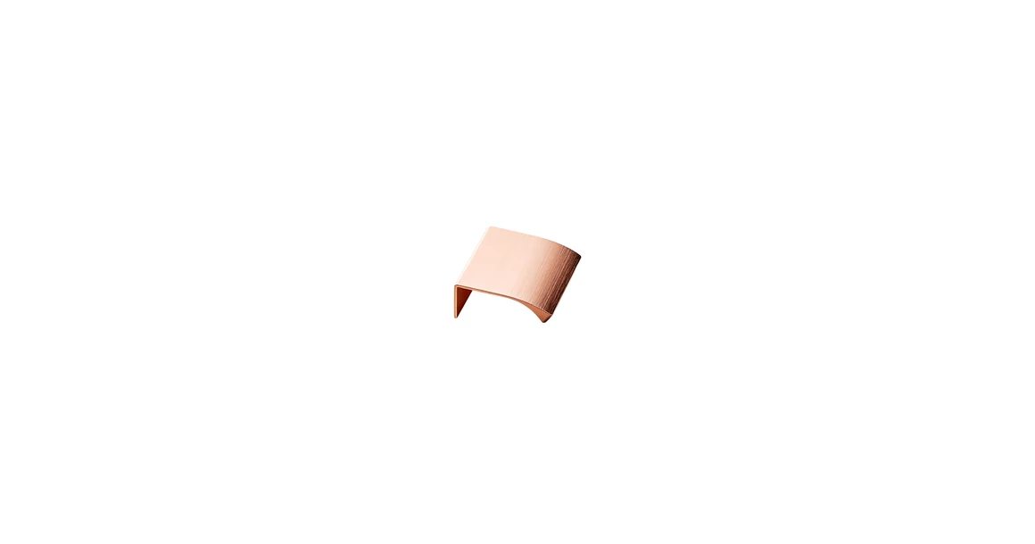 Kép 1/3 - Fogantyú Furnipart EDGE Straight   20mm, alumínium, csiszolt rose gold
