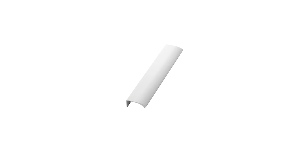 Kép 1/2 - Fogantyú Furnipart EDGE Straight   60mm, alumínium, fehér