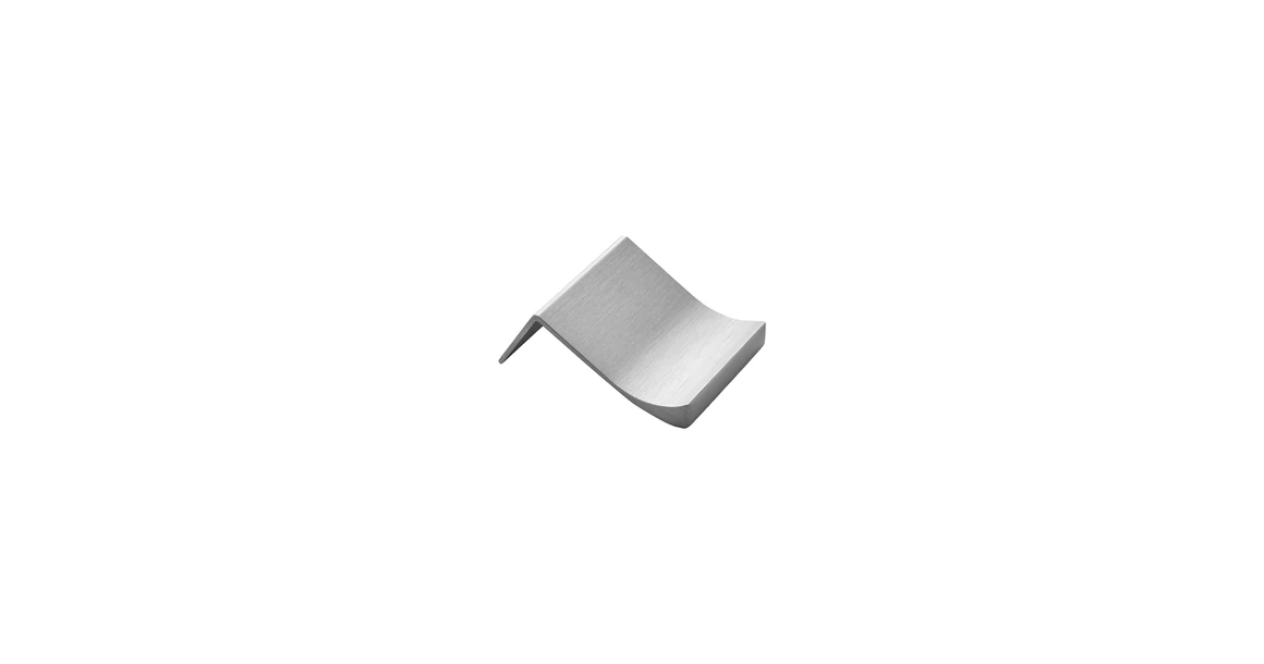 Kép 1/2 - Fogantyú Furnipart EDGE Straight Upwards   20mm, alumínium, szálcsiszolt