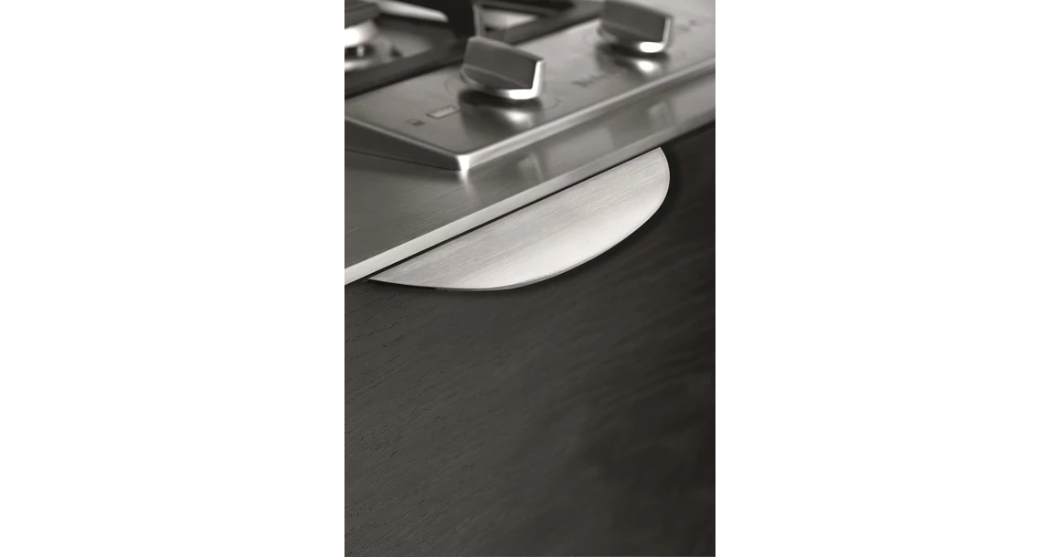 Kép 2/3 - Fogantyú Furnipart EDGE Bow  160mm, alumínium, szálcsiszolt