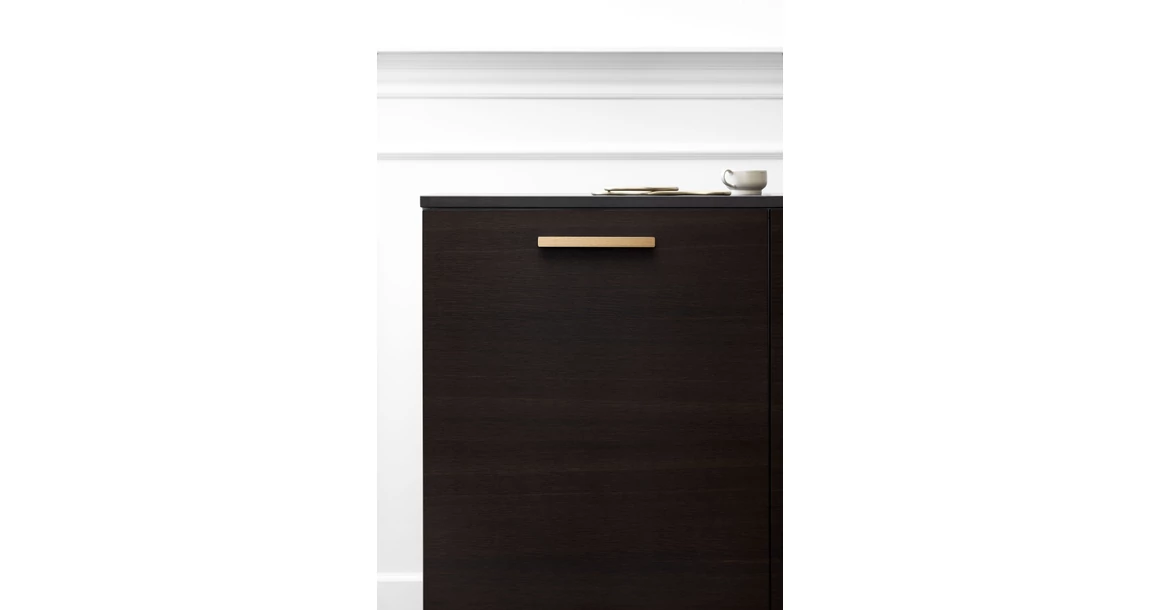 Kép 4/6 - Fogantyú Furnipart ELAN  160mm, alumínium, csiszolt sárgaréz