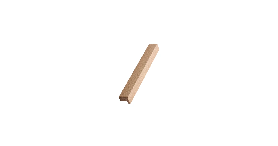 Kép 1/3 - Fogantyú Furnipart ELAN  160mm, fa, lakkozott tölgy