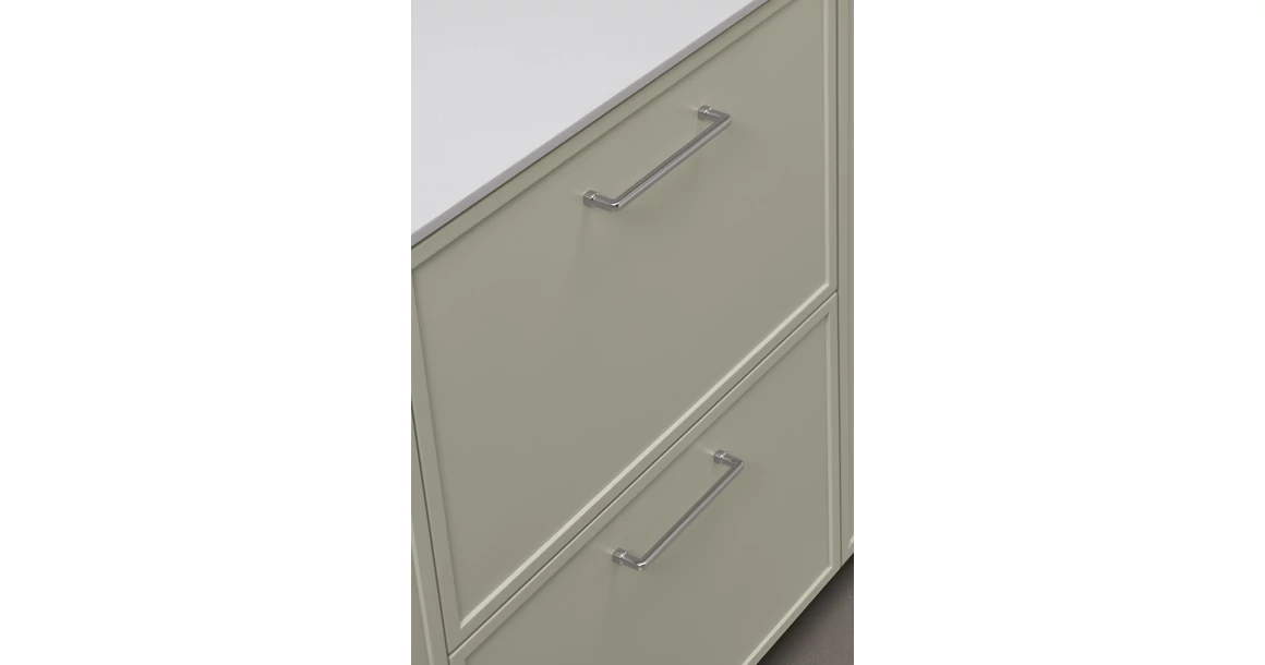 Kép 2/3 - Fogantyú Furnipart EQUESTER  160mm, fém, fényes nikkel