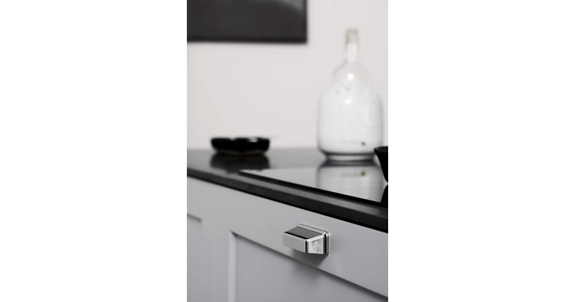 Kép 2/7 - Fogantyú Furnipart EQUESTER CUP   64mm, fém, fényes nikkel