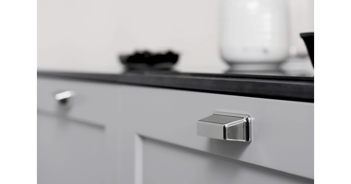 Kép 4/7 - Fogantyú Furnipart EQUESTER CUP   64mm, fém, fényes nikkel