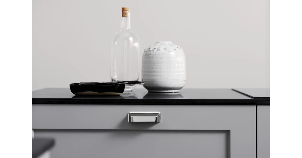 Kép 5/7 - Fogantyú Furnipart EQUESTER CUP   64mm, fém, fényes nikkel