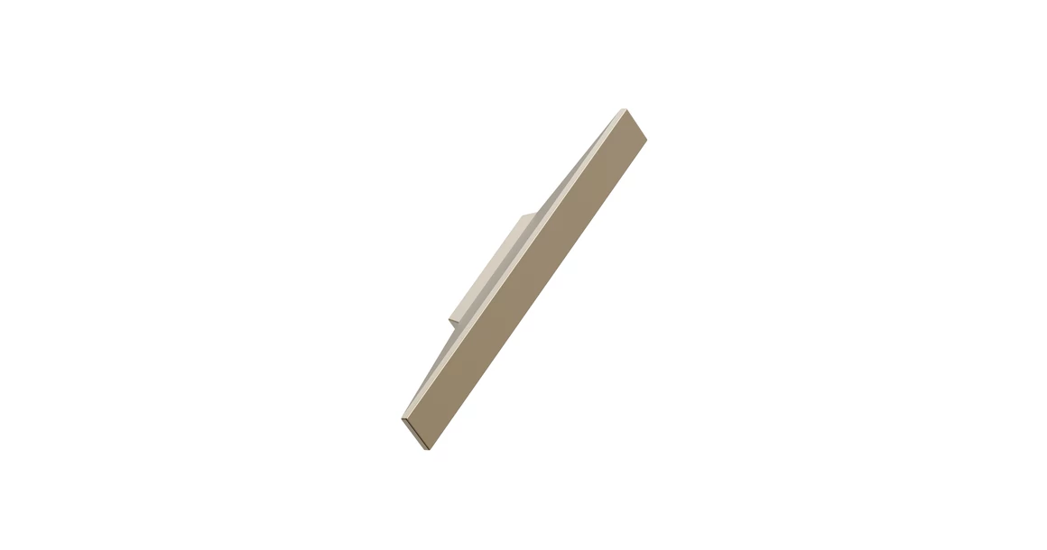 Kép 1/2 - Fogantyú Furnipart FACET   32mm, alumínium, matt sárgaréz