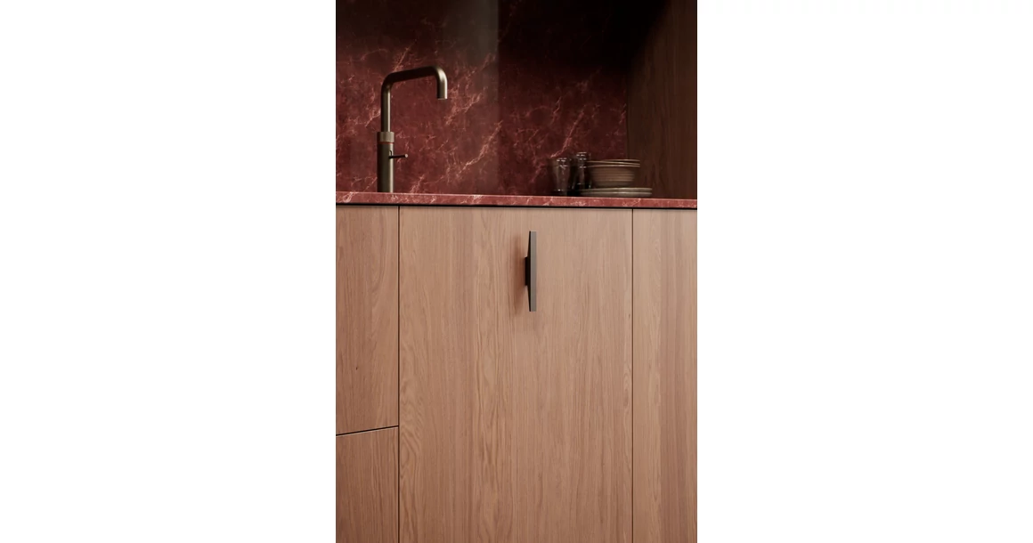 Kép 2/2 - Fogantyú Furnipart FACET   32mm, alumínium, matt bronz
