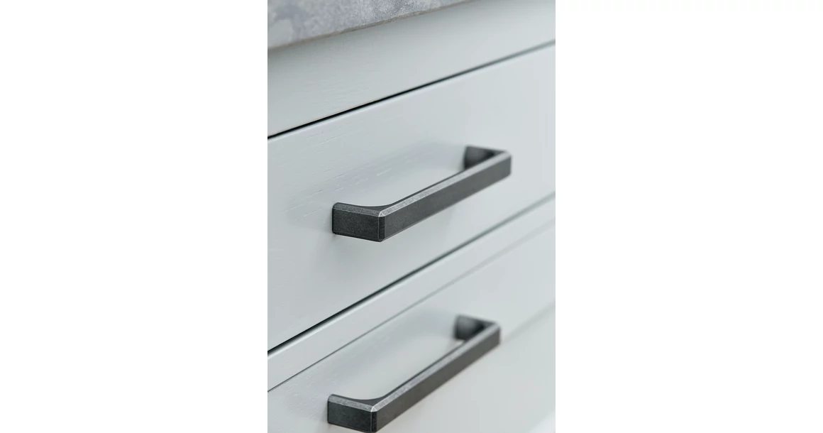 Kép 2/2 - Fogantyú Furnipart FOLD  160mm, fém, antik szürke