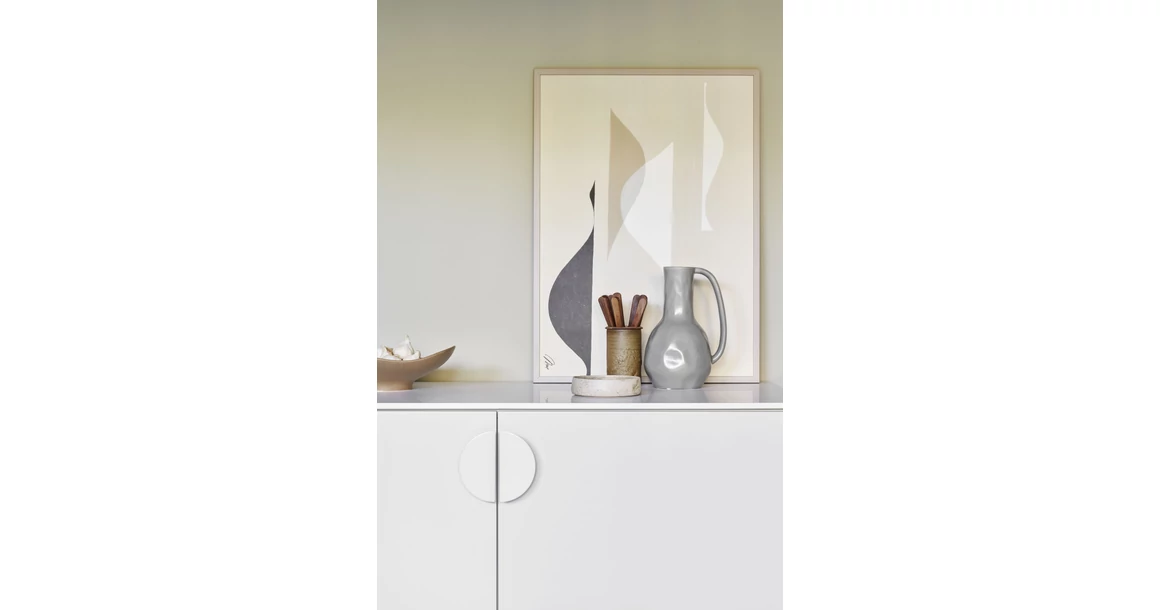 Kép 6/6 - Fogantyú Furnipart HORIZON LARGE   64mm, fém, fehér matt