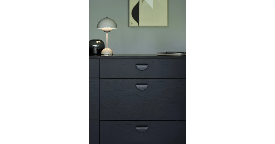 Kép 3/4 - Fogantyú Furnipart HORIZON SMALL   32mm, fém, fekete matt