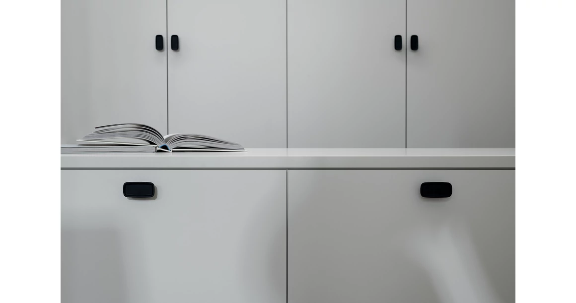 Kép 10/11 - Fogantyú Furnipart INK   32mm, öntöttvas, fekete