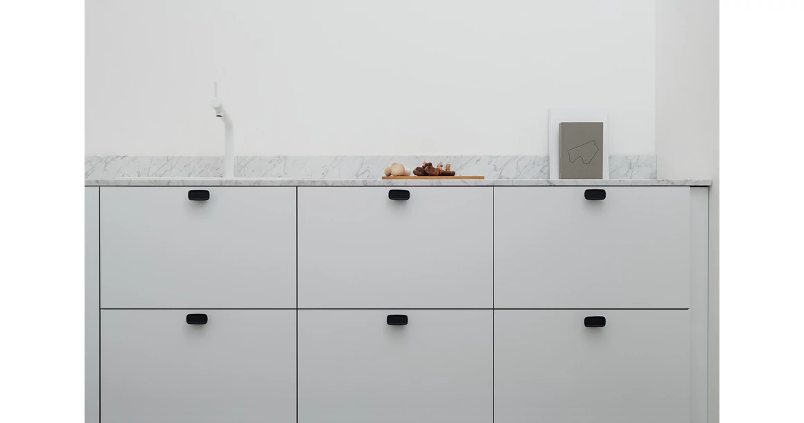 Kép 11/11 - Fogantyú Furnipart INK   32mm, öntöttvas, fekete