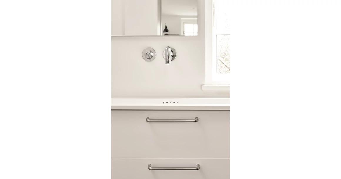 Kép 4/4 - Fogantyú Furnipart JUNCTION  160mm, fém, szálcsiszolt