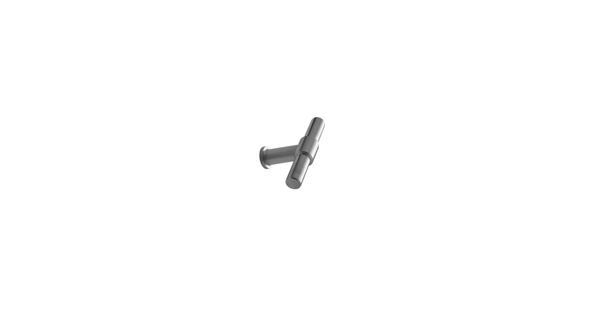 Kép 1/2 - Fogantyú Furnipart KNOT gomb, acél, polírozott acél