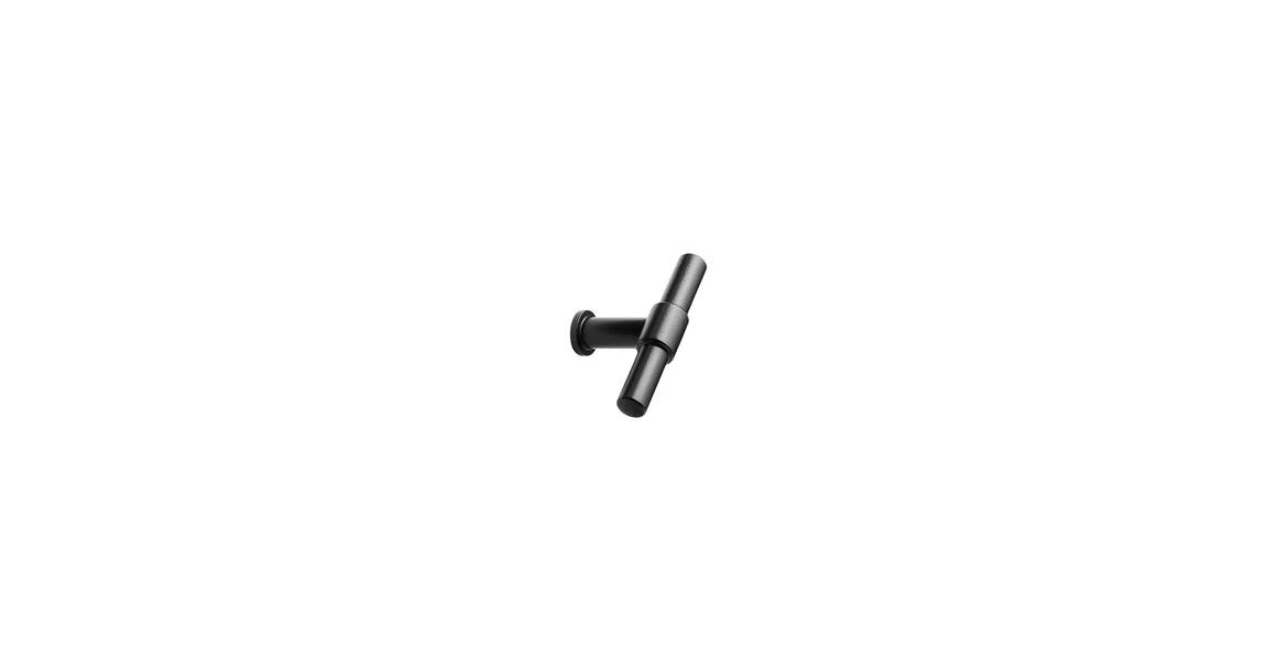Kép 1/2 - Fogantyú Furnipart KNOT gomb, acél, fekete