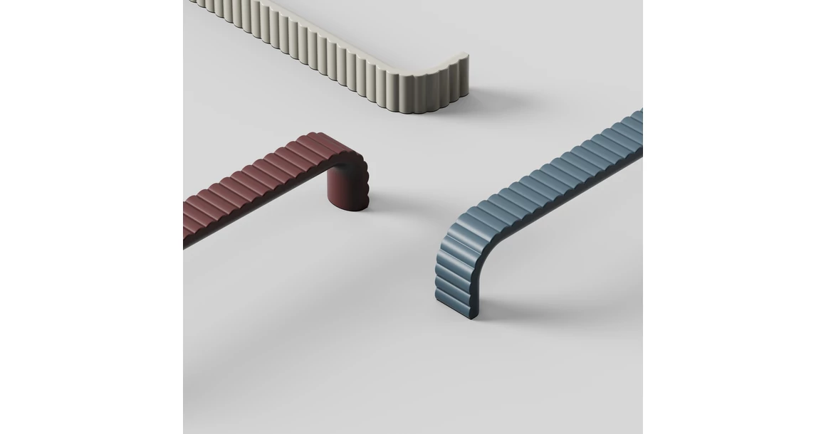 Kép 3/5 - Fogantyú Furnipart LACE  160mm, fém, matt barnás vörös