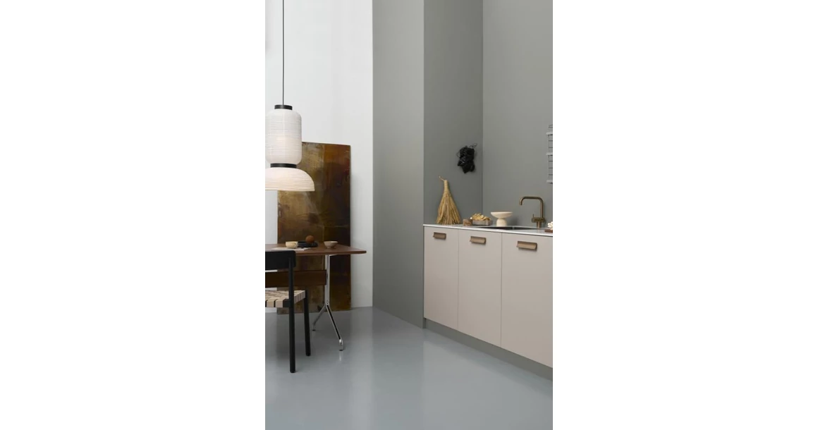 Kép 2/2 - Fogantyú Furnipart LEAF  160mm, fém, csiszolt sárgaréz