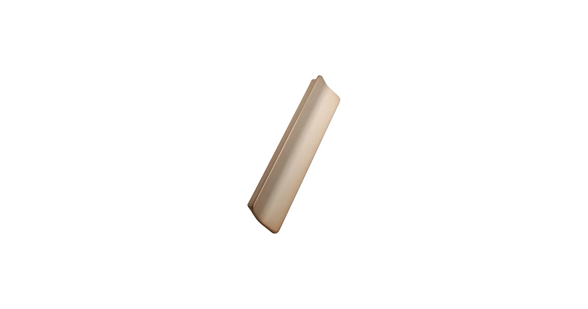 Kép 1/2 - Fogantyú Furnipart LEAF  160mm, fém, csiszolt sárgaréz