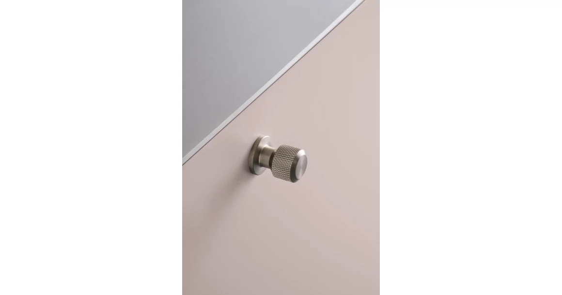 Kép 2/2 - Fogantyú Furnipart MANOR Round gomb, fém, szálcsiszolt