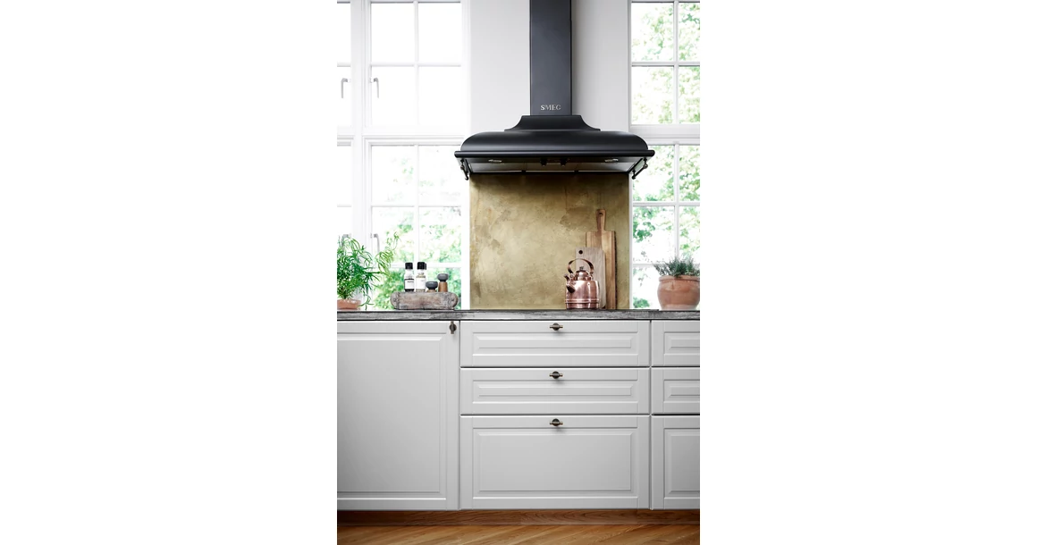 Kép 2/6 - Fogantyú Furnipart MANOR T gomb, fém, antik sárgaréz