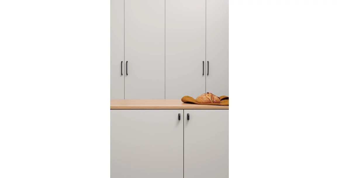 Kép 4/12 - Fogantyú Furnipart PAGODA  160mm, öntött vas, fekete