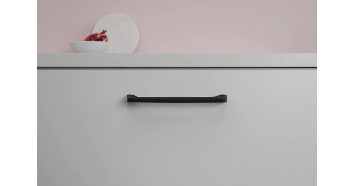 Kép 8/12 - Fogantyú Furnipart PAGODA  160mm, öntött vas, fekete