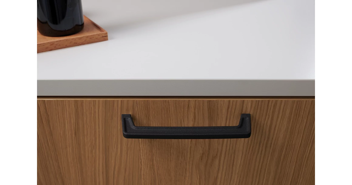 Kép 12/12 - Fogantyú Furnipart PAGODA  160mm, öntött vas, fekete