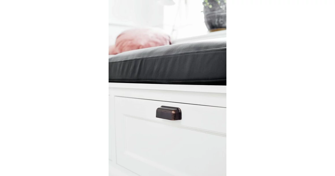 Kép 2/2 - Fogantyú Furnipart PORT   96mm, fém, antik barna