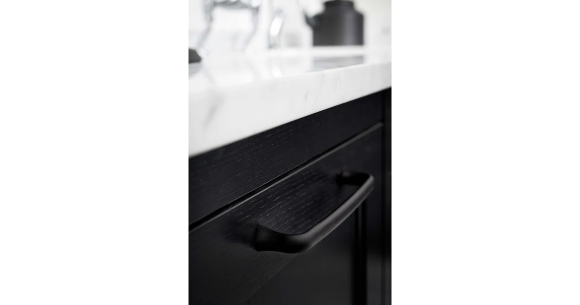 Kép 4/4 - Fogantyú Furnipart PROVENCE  160mm, öntött vas, fekete