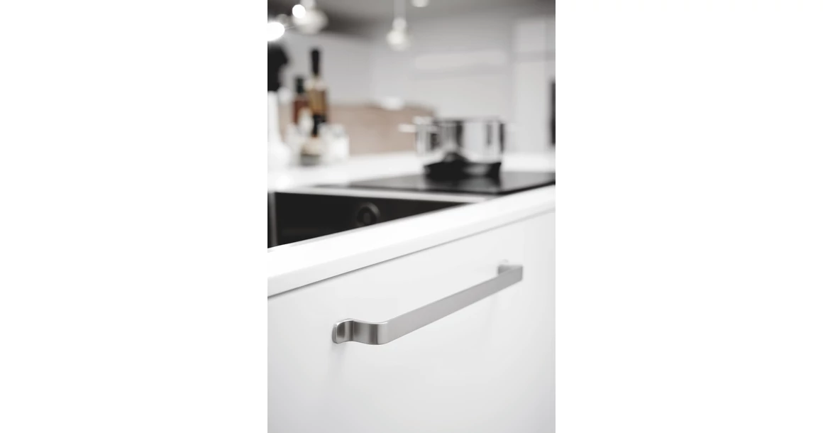 Kép 5/5 - Fogantyú Furnipart RIO  128mm, fém, szálcsiszolt