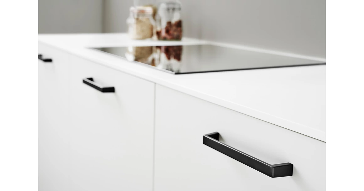 Kép 2/3 - Fogantyú Furnipart SEAM  160mm, alumínium, fekete