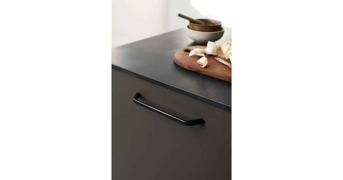 Kép 2/4 - Fogantyú Furnipart SPACE  128mm, alumínium, fekete