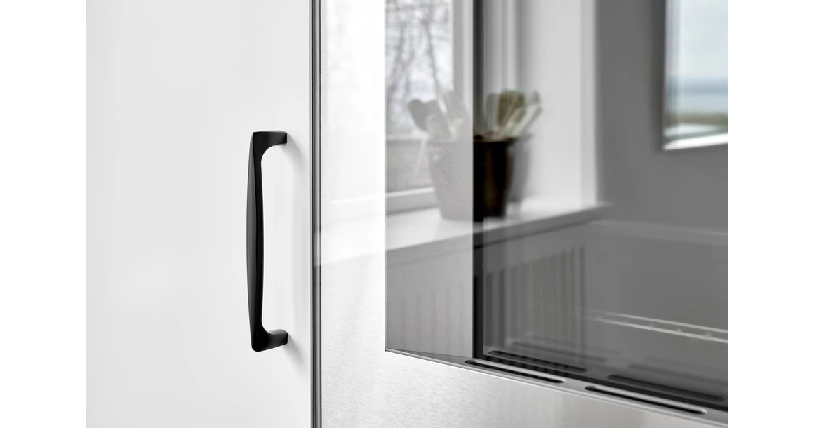 Kép 3/4 - Fogantyú Furnipart SPAN  160mm, alumínium, fekete