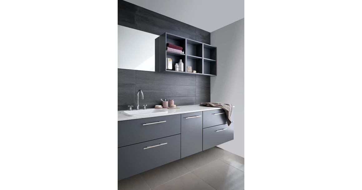 Kép 3/3 - Fogantyú Furnipart TAU  160mm, alumínium, szálcsiszolt