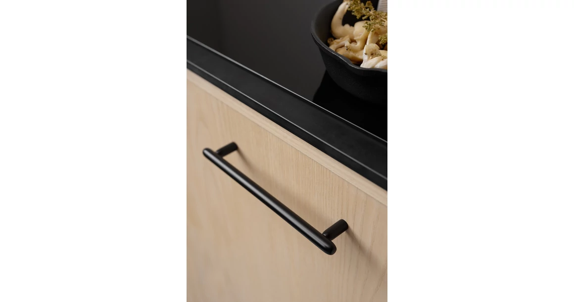 Kép 2/3 - Fogantyú Furnipart TOCCO  160mm, fém, fekete matt