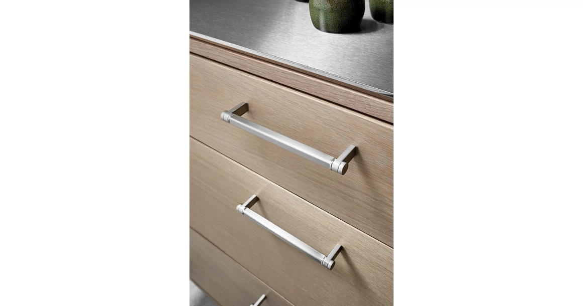 Kép 2/2 - Fogantyú Furnipart TORCH  160mm, fém, szálcsiszolt