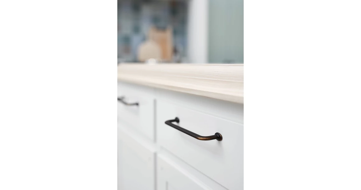 Kép 2/2 - Fogantyú Furnipart U-TURN  160mm, fém, antik barna